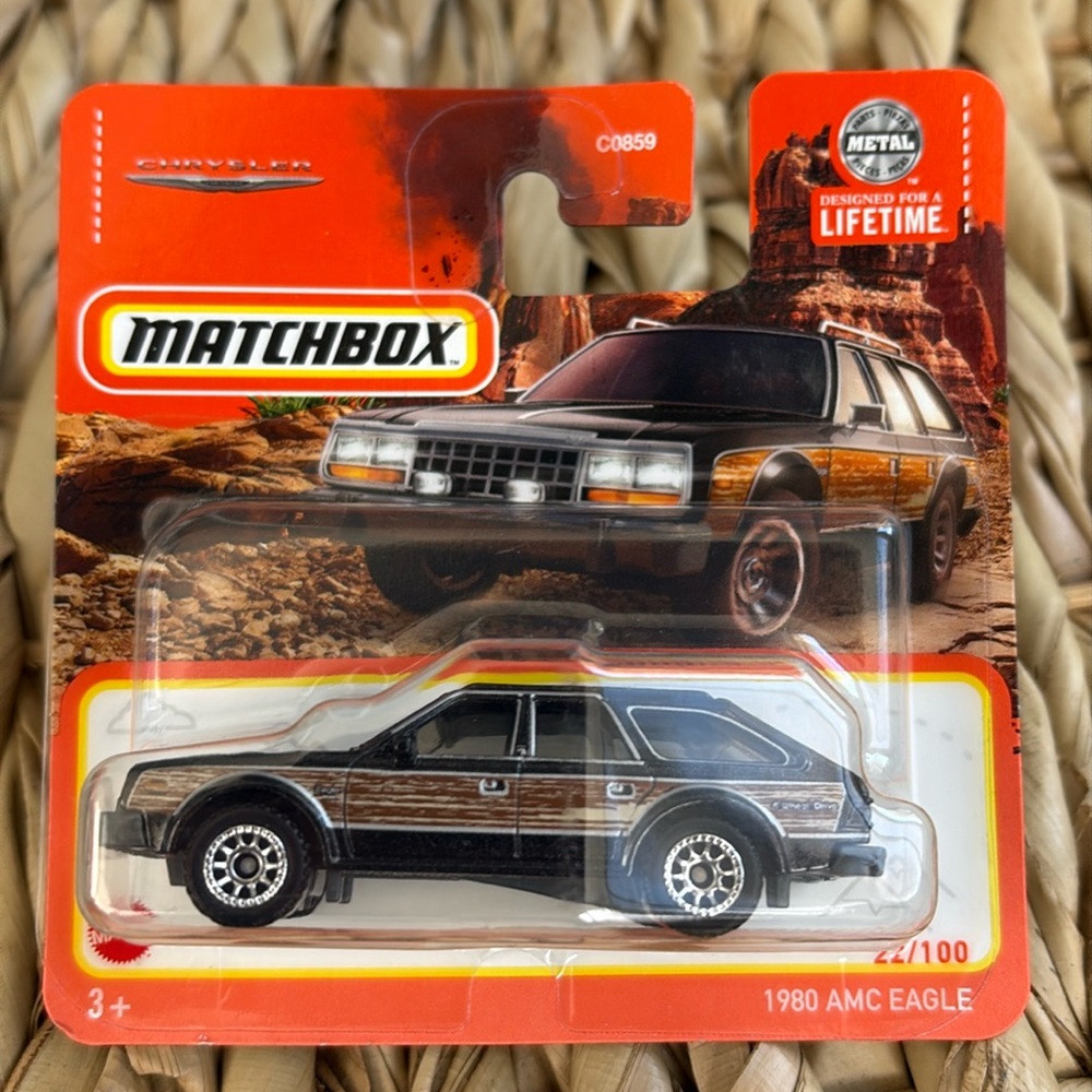 1980 AMC Eagle Chrysler Wood Panel Car 80s Station Wagon Matchbox MB22  🆕 2024